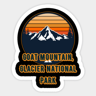 Goat Mountain, Glacier National Park Sticker